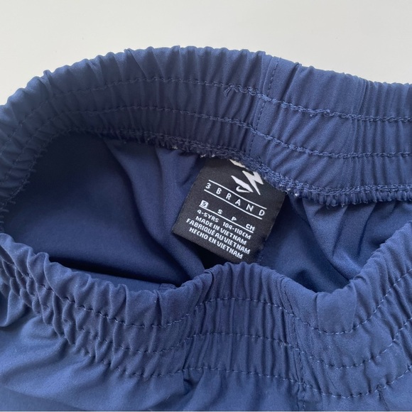 NIKE x 3BRAND Little Boys White Navy Blue Polo Shorts Set Performance Size 4/5 - Picture 9 of 9